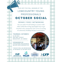 LYP Social sponsored by Miler Orthodontics and Kinghorn Insurance. Hosted by Q on Bay.