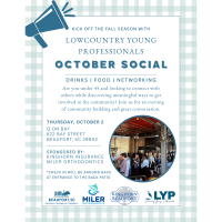 LYP Social sponsored by Miler Orthodontic and Kinghorn Insurance. Hosted by Q on Bay,