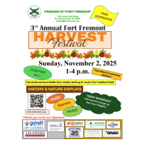 3rd Annual Fort Fremont Harvest Festival