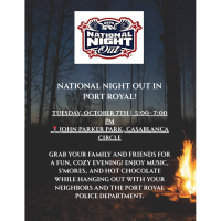 National Night Out with Port Royal Police Department