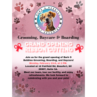 Ribbon Cutting for Bark & Bubbles Pet Grooming