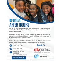 Business After Hours hosted by Boys & Girls Club and AlphaGraphics