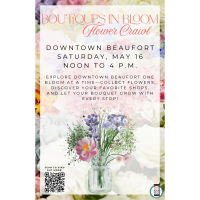 Boutiques in Bloom Flower Crawl
