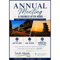 Annual Meeting + Business After Hours Hosted by South Atlantic Bank