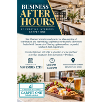 Business After Hours at Creative Interiors Carpet One