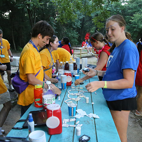 The Sweeney Med Staff doing their thing
