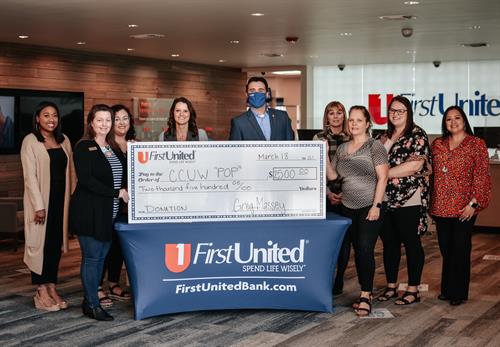 Cooke County United Way POP Check Presentation