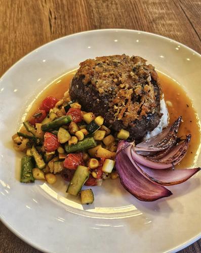 Parmesan Crusted Top Sirloin Steak