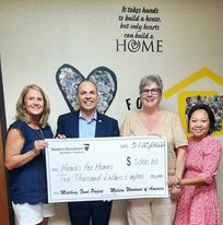 Modern Woodmen was happy to provide matching funds to Hearts for Homes