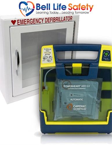 Bell Life Safety AED sales, batteries and pads. 