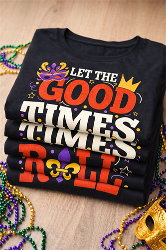 Vibrant custom apparel printed with precision, perfect for events, celebrations, and standout moments.