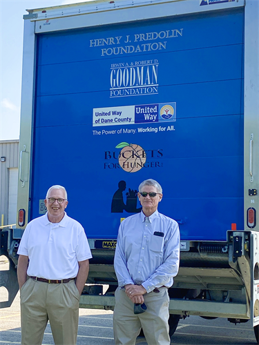 Truck to deliver fresh food to area Food Pantries.  