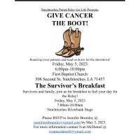 Give Cancer the Boot - Relay for Life