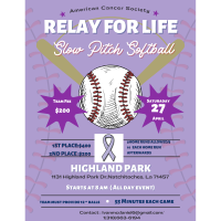 Relay for Life - Slow Pitch Softball