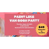 Paint Like Van Gogh Party