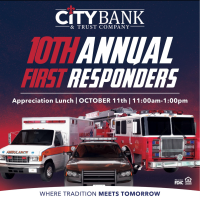 10th Annual First Responders Appreciation Lunch - City Bank & Trust Co.