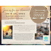 FAUNA Annual Farm to Table Dinner