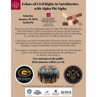 Echoes of Civil Rights in Natchitoches with Alpha Phi Alpha