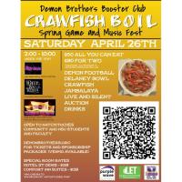 Demon Brothers Booster Club - Crawfish Boil Spring Game and Music Fest