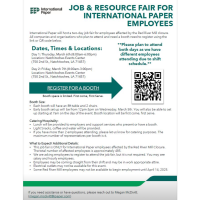 Job & Resource Fair for International Paper Employees