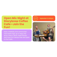 Storybrew Coffee Cafe Open Mic Night