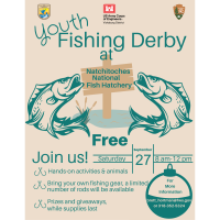 Youth Fishing Derby at Natchitoches National Fish Hatchery