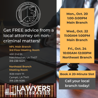 Lawyers in Libraries - In Person