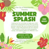 Summer Splash - presented by the City of Natchitoches