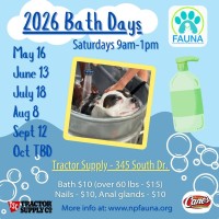 FAUNA Bath Day Fundraiser