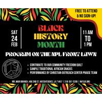 Black History Month Celebration - NPL PR