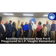 RoyOMartin Donates New Pre-K Playground to L.P. Vaughn Elementary
