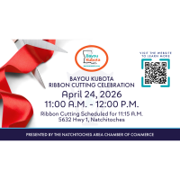 Bayou Kubota to Celebrate Opening of Natchitoches Location with Open House and Ribbon Cutting Ceremo
