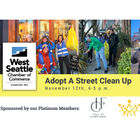 West Seattle Chamber Adopt-A-Street Clean Up