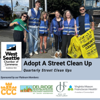 West Seattle Chamber Adopt A Street Clean Up