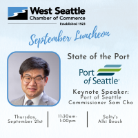 State of the Port w/ Commissioner Sam Cho - September Luncheon