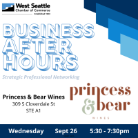 September Business After Hours: Princess and Bear Wines