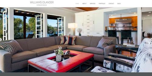 Williams Olander Interior Design; website by WebCami 
