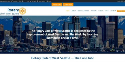 West Seattle Rotary; website by WebCami