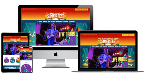 West Seattle Summer Fest; website by WebCami
