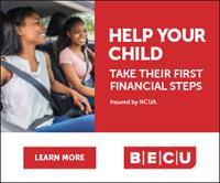 BECU Discover the Power of Savings- help your child take their first financial steps.