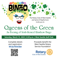 Queens of the Green: An Evening of Irish-themed Rainbow Bingo (Fundraiser)