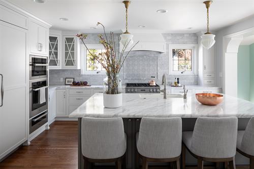 Award winning Tudor kitchen remodel designed by Kirk Riley Design