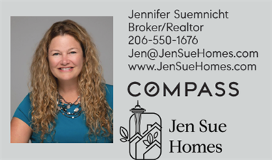 Jennifer Suemnicht, Broker/Realtor at Jen Sue Homes of Compass