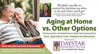 Aging at Home vs. Other Options