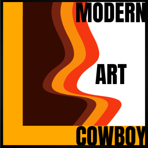 Modern Art Cowboy Logo