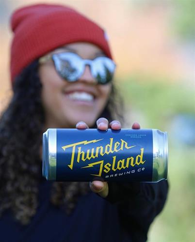 Thunder Island Brewing Co. Naming, Brand Identity Design, Activation, Packaging Design, Merch Design & Retail Design