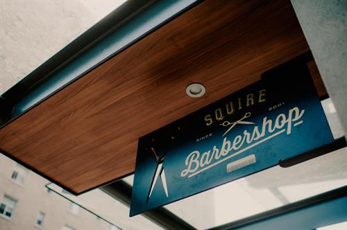 Squire Barbershop Brand Identity Design & Activation