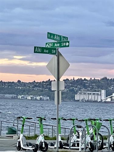 Located on the corner of 61 Ave SW & Alki Ave SW