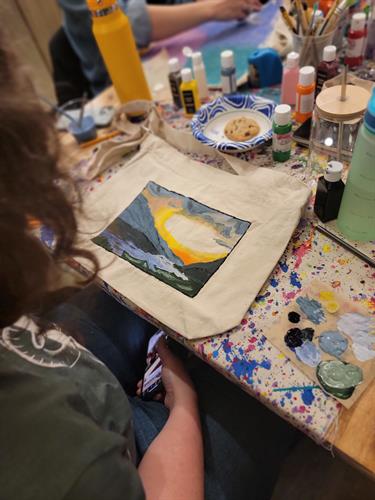 Monthly Ladies Night | Painting Totebags for Sustainability Monthly Ladies Night | Painting Totebags for Sustainability