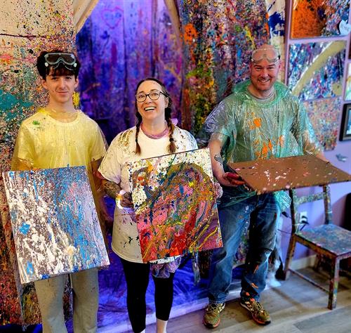 Family Splatter Experience | All had the Silver Package each Family Splatter Experience | All had the Silver Package each
